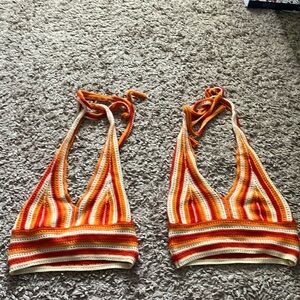 two cute crochet tops